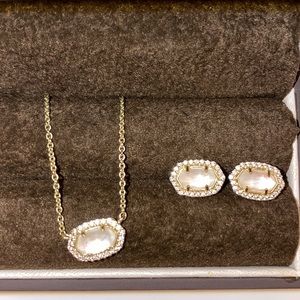 Kendra Scott Elisa necklace and earring set